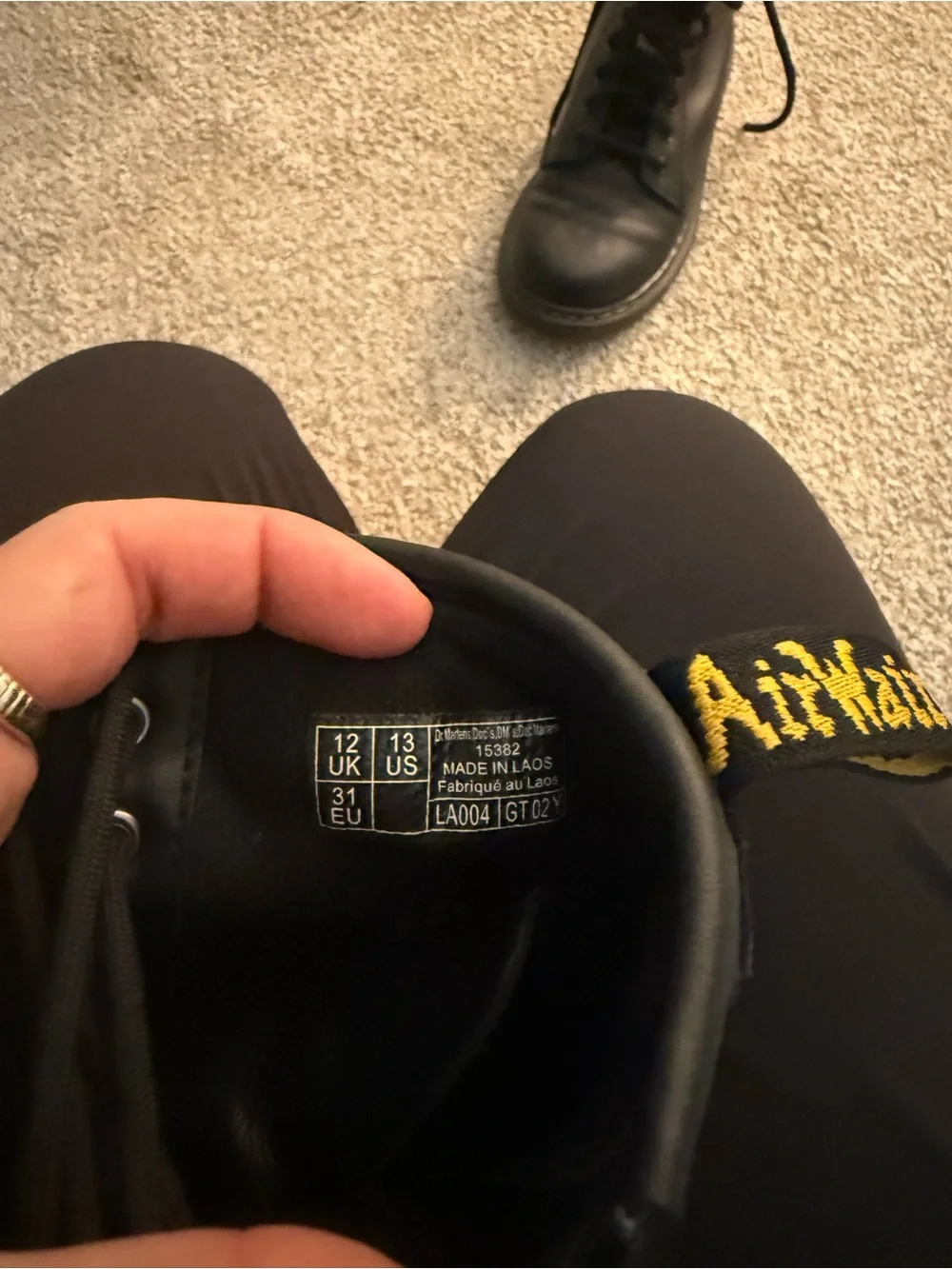 Kids Dr. Martens 1460 Boots – Size 13 – $40